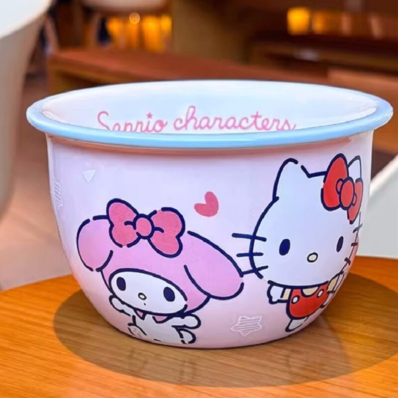 正版授权三丽鸥饭碗家用儿童专用可爱陶瓷餐具送生日礼物个人碗具