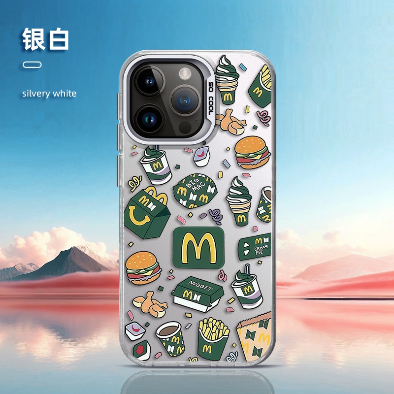 McDonald’s Fast Food Pattern iPhone Case