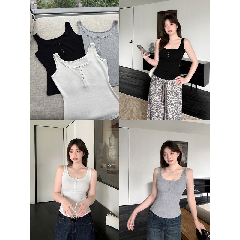 Darlingjust Little Henry [Little Henry] I-Shaped Camisole for Women, Stylish Outerwear or Inner Layer Top