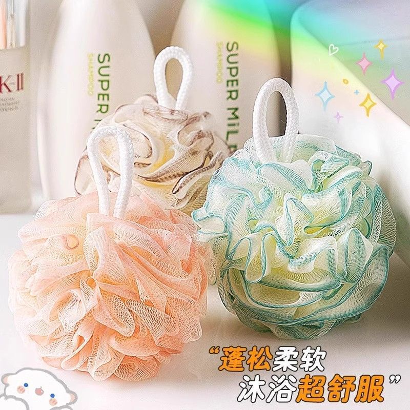 Bath Ball, Bath Sponge, Bath Flower Ball, Ultra-Soft Scrubbing Ball for Men and Women, Mesh Bath Towel for Back Scrubbing, High-End, Non-Scattering Bubbles Bath Ball, Bath Sponge, Bath Flower Ball, Ultra-Soft Scrubbing Ball for Men and Women, Mesh Bath Towel for Back Scrubbing, High-End, Non-Scattering Bubbles