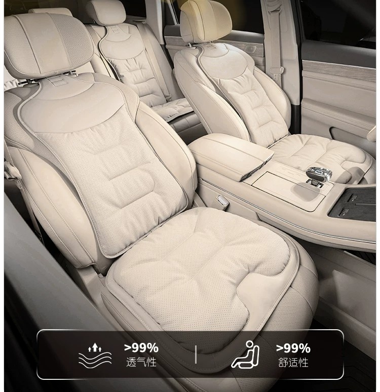 Nappa Leather Car Seat Cushion Is Suitable for Avita Bmw Car Seat Cushion Covers, Comfortable and Breathable Car Seat Covers
