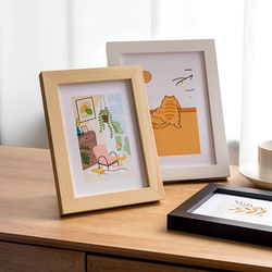 Simple Wooden Photo Frame 10 Inch 5 Inch 6 Inch 7inch 8inch A4 Creative Photo Frame Picture Frame Tabletop Wall Hanging DIY