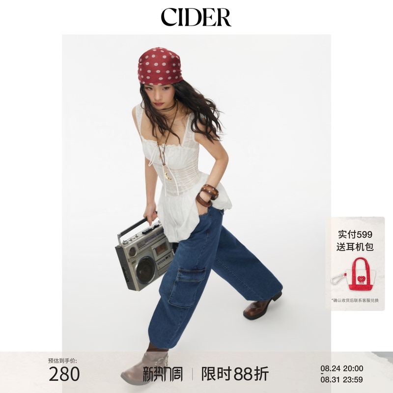 [Celebrity Style] Cider Graduation Outfit American Style Waist-Slimming Floral Puff Dress 115152564