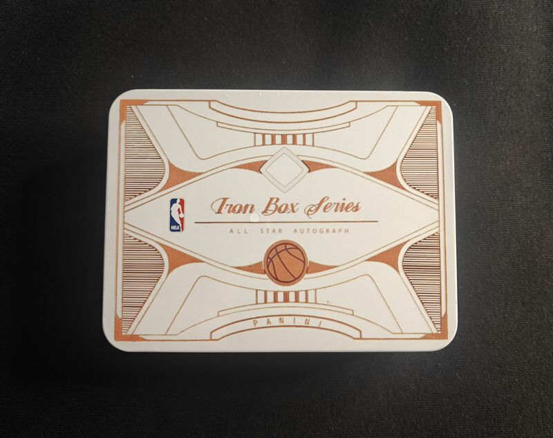 Nba Authentic Star Card Box, Small Tin Box Contains 1 Card Pack, Guaranteed to Include One Nba Player Signed Jersey Card