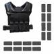 16-20kg American-Style Weighted Vest, Leather, Adjustable, Fitness, Running, Training, Iron Reinforcement