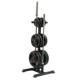 Barbell plate rack does not take up space, multi-functional household sports rubber-coated fitness equipment dumbbell plate storage rack
