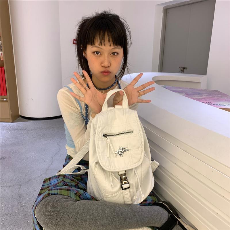 New Style Original Backpack by Riguangyu, Y2K Millennium Niche Designer School Bag, Large Capacity for Commuting and Versatile for Everyday Use