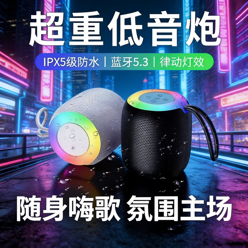 Bluetooth Speaker Subwoofer Car Audio Wireless Payment Receiver Small Desktop High-Quality Mini Home Outdoor Universal Use
