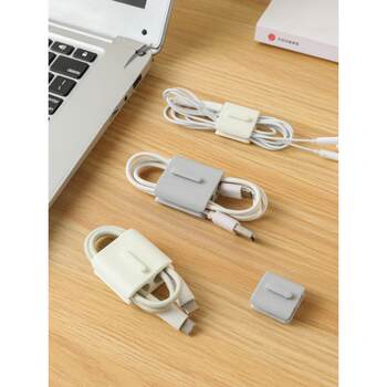 Creative multi-functional winder simple headphone cable charging cable sorting fixing device desktop data cable storage tool