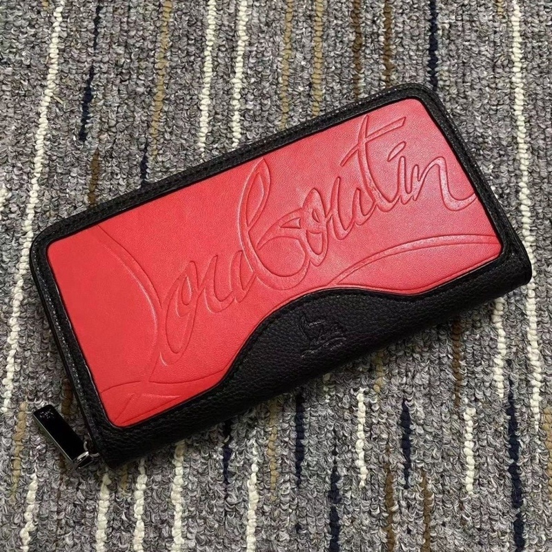 New Model with Free Shipping: Liu Ding Clutch Bag, Cl Red Bottom Bag, Unisex, European and American Trendy Red Bottom Zipper Fashion Brand Wallet