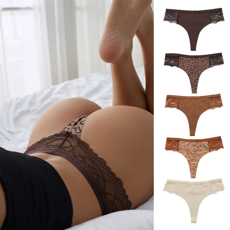 Outlet Outlet Plus Size Zebra Print Underwear Ice Silk Seamless Briefs Low Waist Lace Women's Thong Outlet Outlet Plus Size Zebra Print Underwear Ice Silk Seamless Briefs Low Waist Lace Women's Thong