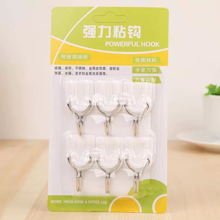 Strong Adhesive Hooks for Kitchen, Bathroom, and Restroom, Waterproof Sticky Hooks for Door and Wall, Traceless Adhesive Small Hooks Strong Adhesive Hooks for Kitchen, Bathroom, and Restroom, Waterproof Sticky Hooks for Door and Wall, Traceless Adhesive Small Hooks