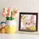 Cross stitch 2026 new line embroidery framed table semi-finished embroidery diy embroidery homemade