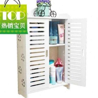 家用墙上客厅卫生间置物壁挂柜日式吊柜中国风柜子收纳架厕所简0