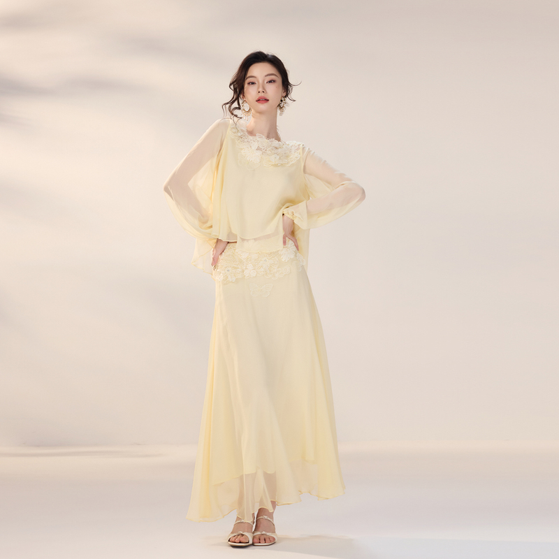 Zday Silk Suit Dress for Women 2026 Summer New Style Light Luxury Elegant Two-Piece Set Mulberry Silk Fairy Dress Zday Silk Suit Dress for Women 2026 Summer New Style Light Luxury Elegant Two-Piece Set Mulberry Silk Fairy Dress