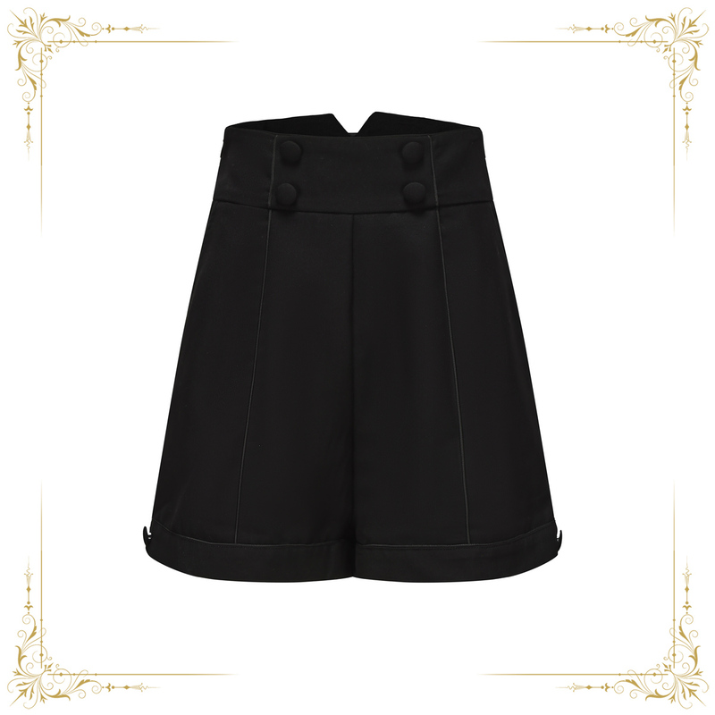 [in Stock] Immortal Silence Agent - Original Design - Straight-Leg Retro Neutral Style Prince Shorts