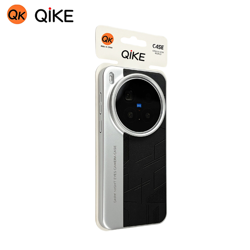 Black Geometric Texture Plain Leather Case That Transforms into a Camera, Suitable for Vivo X300 Ultra Phone Case, New Vivo X300 Pro Protective Cover, Full Coverage Vivo X300S Shell, Simple Vivo X300 Hard Case