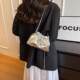 Summer High-End Luxury Niche Crossbody Mini Bag for Women 2025 New Model Silver Chain Lipstick Cloud Bag