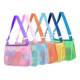 New Children's Mesh Shell Collection Bag for the Beach, Three-Dimensional Round Sand Bucket Toy Storage and Collection Bag