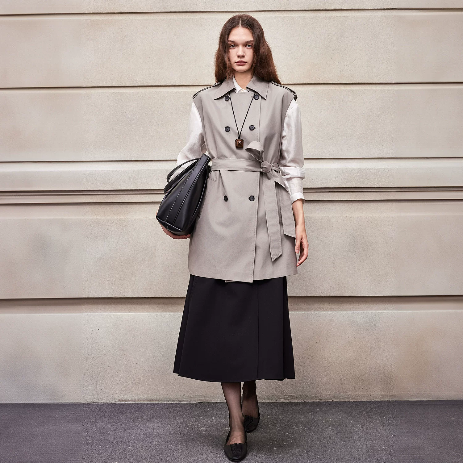 Демисезонное модное стиль trench coat, облегающий корсет, пиджак