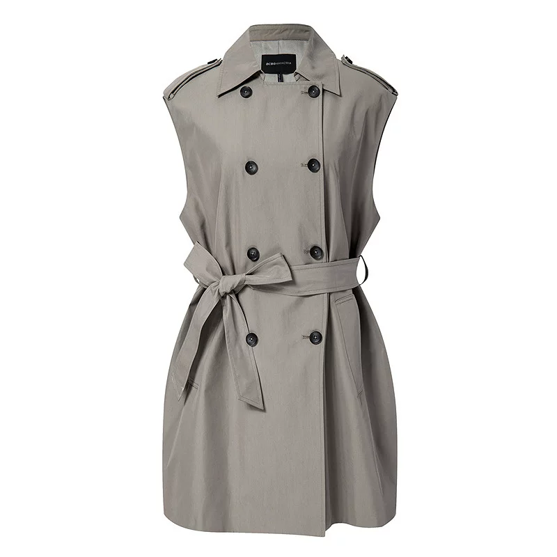 Демисезонное модное стиль trench coat, облегающий корсет, пиджак