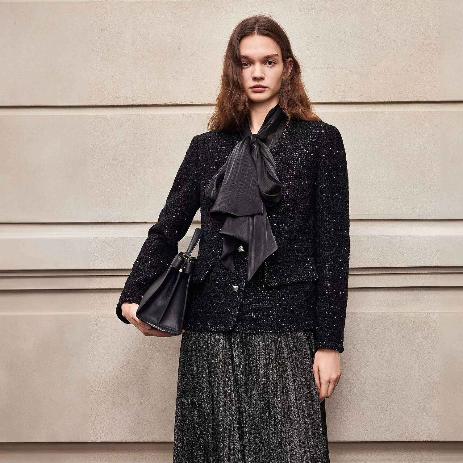 Демисезонный дизайн ногтевого декора, куртка, тренд сезона, стиль Chanel