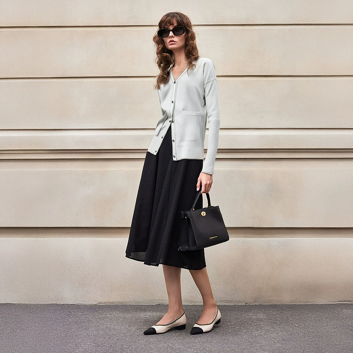 BCBG Весна-лето модный темперамент весна медленный стиль воротник контраст цвет женский маленький аромат стиль вязаный женский жакет