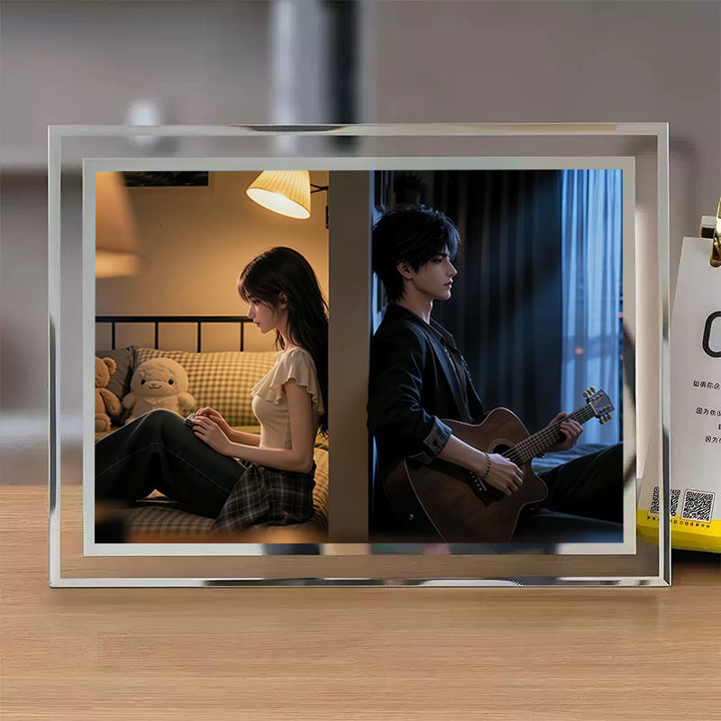 The Villain's Favorite Couple, Xia Ningqi and Qi Nan, Are in a Sweet Photo Frame for Desktop Decoration, a Gift for Your Partner The Villain's Favorite Couple, Xia Ningqi and Qi Nan, Are in a Sweet Photo Frame for Desktop Decoration, a Gift for Your Partner