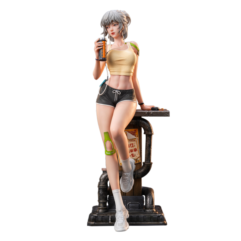 Alternative view of [Pre-order] PIJI Studio × Ling Cage - New Era Series Bai Yuekui (Whitey) 1/6 Light Statue