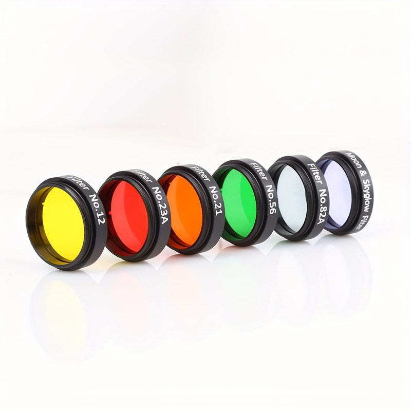 天文望远镜配件中月亮太阳星云滤光镜片套装1.25英寸/0.96英寸通用怎么选最合适？