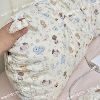 Class a cotton double-layer gauze pillowcase 40x60 single pair 50x30 pure cotton gauze quilt cover 150x200 quilt cover