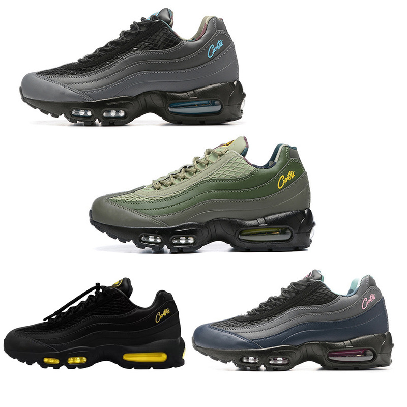 【TP】Black Air Cushion Running Shoes Breathable for Comfort