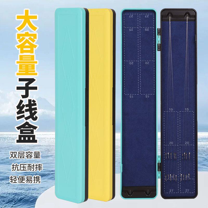 新款防磨迷你菱形子线盒：钓鱼达人的必备神器，从此告别繁琐！✨