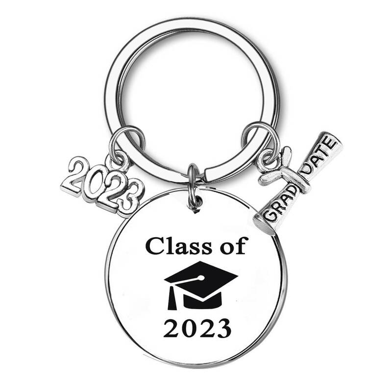 Cross-Border New Model Class of 2026 Stainless Steel Keychain Scroll Graduation Season Gift for Teachers and Students Cross-Border New Model Class of 2026 Stainless Steel Keychain Scroll Graduation Season Gift for Teachers and Students