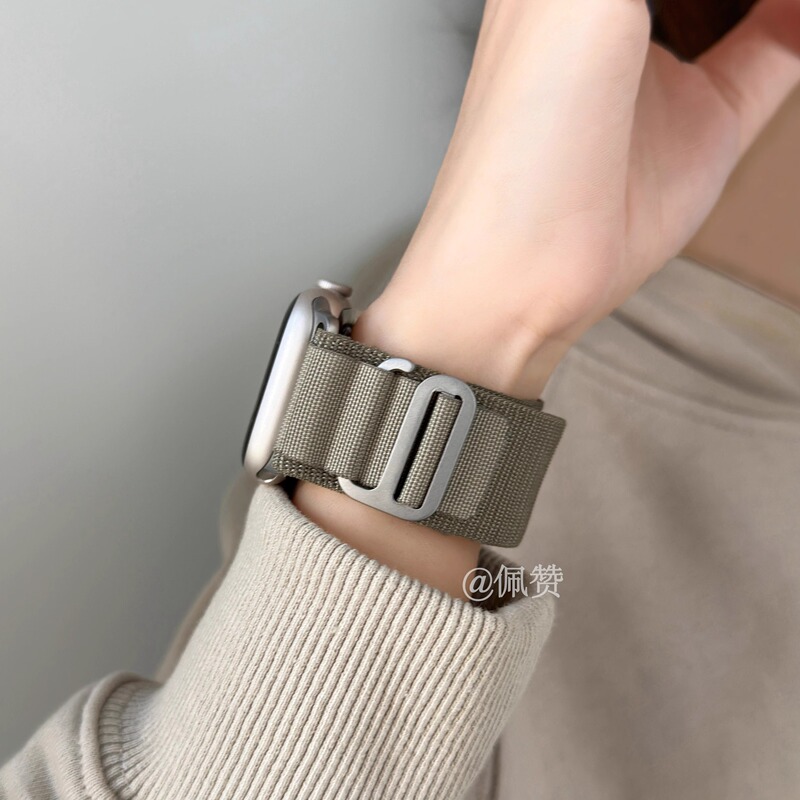 The Same Model from the Official Website Is Suitable for Oppo Watch3/2/X3/3Pro/4Pro/S Watch Straps, High Mountain Nylon Braided Loop Sports Oppox2Mini Premium Oppose Wristband, New Model for Men and Women