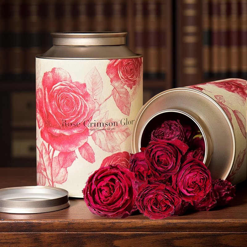 2026 Large Freeze-Dried Dark Red Rose Tea Yunnan Fresh Flower Herbal Tea Girlfriend's Qixi 520 Gift
