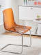 Nordic Light Luxury Dining Chair for Home Use, Vintage Desk Chair with Backrest, Minimalist Designer Cafe Dining Table Meeting Reception Chair