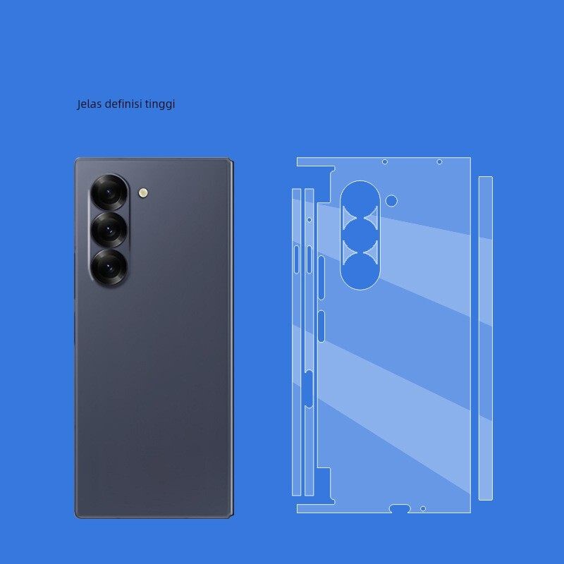 Hejiao Is Suitable for Samsung Fold7 Phone Film, Edge-To-Edge Back Film, Fold6/5/4/3 Full Edge Frame Sticker Protection, Color Change, W25/W24/W23 Matte 3m Personalized Anti-Scratch High-Definition Transparent Hejiao Is Suitable for Samsung Fold7 Phone Film, Edge-To-Edge Back Film, Fold6/5/4/3 Full Edge Frame Sticker Protection, Color Change, W25/W24/W23 Matte 3m Personalized Anti-Scratch High-Definition Transparent