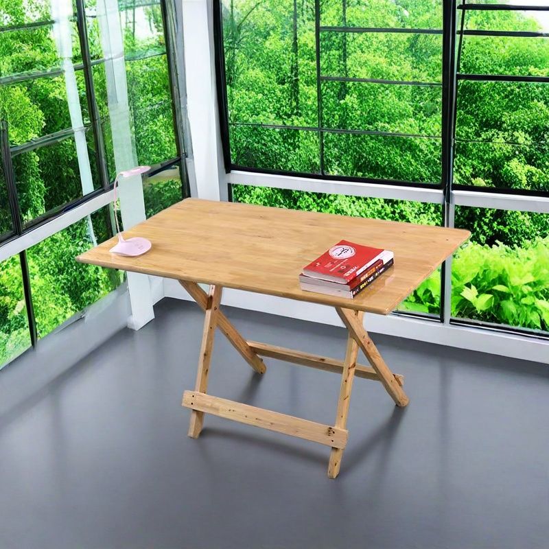 Cypress Solid Wood Folding Table, Portable Dining Table, Simple Home Study Table, Stall Setup, Storage, Eating, Small Household, No Installation Required Cypress Solid Wood Folding Table, Portable Dining Table, Simple Home Study Table, Stall Setup, Storage, Eating, Small Household, No Installation Required