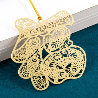 古典金属书签古风文创福字学生用黄铜文艺书签中国特色礼品送老外