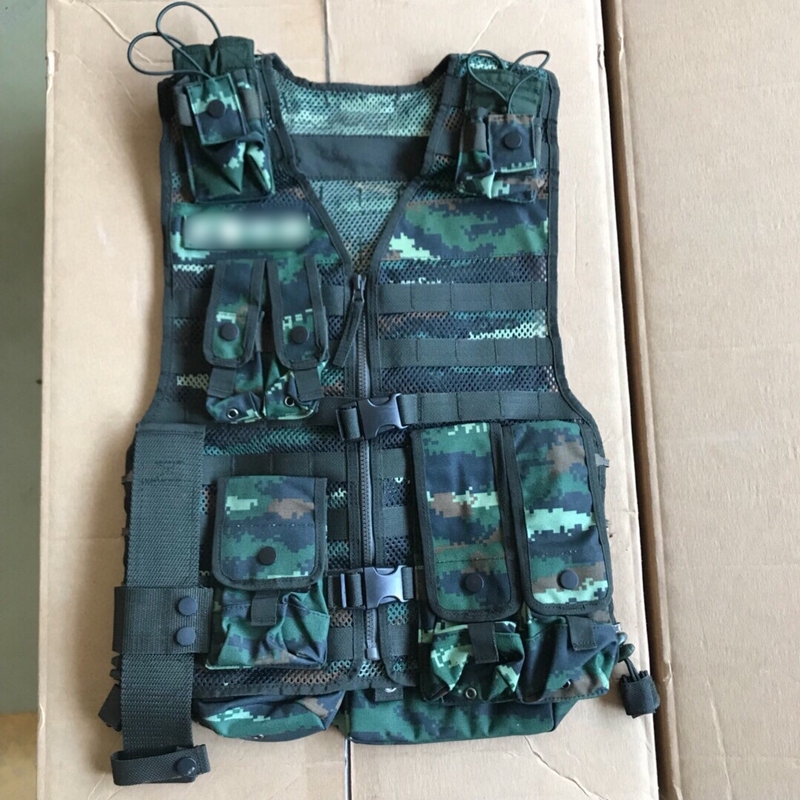 Old-Style Olive Green Tiger Stripe Special Operations Tactical Vest, Lightweight Vest for Men, Real-Life Cs Instructor Gear Old-Style Olive Green Tiger Stripe Special Operations Tactical Vest, Lightweight Vest for Men, Real-Life Cs Instructor Gear