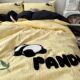 Cute cartoon bed four-piece set of fresh girl heart bedding powder quilt cover children's bed sheet three-piece set of bed 4