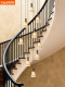 [Osmanthus]French-Style Vintage Staircase Chandelier 2025 New Model for Villa Loft Apartment Solid Wood Ceramic Lamp