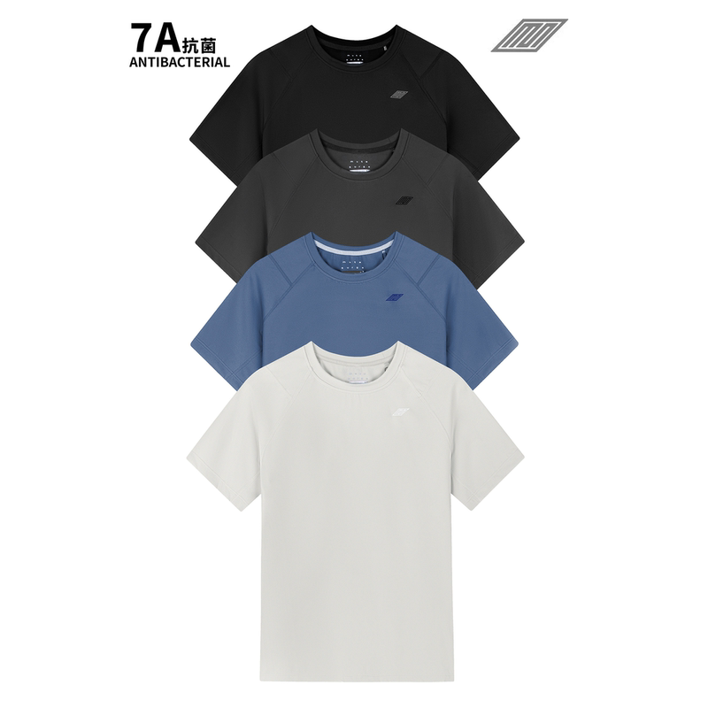 Mute Surge Multi-Piece Tight-Fitting Quick-Drying Training Short-Sleeve Shirt/Cool to the Touch/Skin-Friendly and Breathable/7A Antibacterial