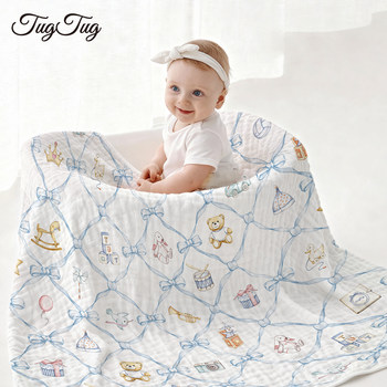 Super soft/tugtug baby gauze bath towel pure cotton type a