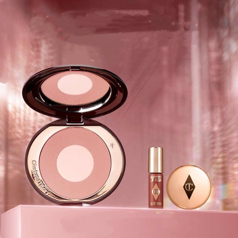 【新年礼物】CT腮红双色糖心腮红盘高光修容彩妆初恋面部化妆品