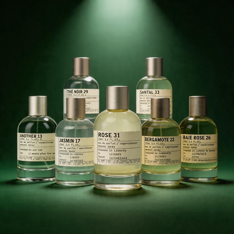 Perfume Laboratory Unique 13 Sandalwood No. 33 Bergamot No. 22 Matcha No. 26 Black Tea No. 29 Violet No. 30