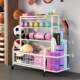 Sports and Fitness Equipment Storage Rack, Home Basketball Rack, Kettlebell Dumbbell Rack, Foam Roller Yoga Mat Storage Rack with Wheels