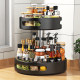 Kitchen rotary seasoning storage rack household countertop seasoning bottle multi-function special oil, salt, sauce and vinegar storage box