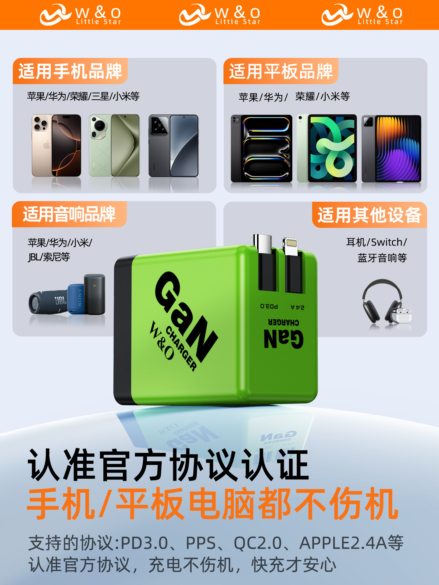 Gallium Nitride Charger Suitable for Apple 17 Charger Cable iPhone 16 Pro Max 15E Fast Charging Charging Head Pd Plug Usb-C Data Cable 14 Set Suitable for Xiaomi Mobile Phones Genuine Product